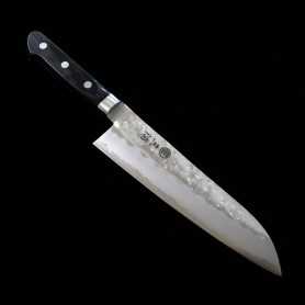 Couteau japonais santoku MIURA Ginsan inoxydable Taille : 18cm