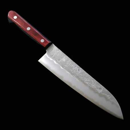Couteau japonais santoku MIURA Ginsan inoxydable Taille : 18cm