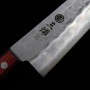 Couteau japonais santoku MIURA Inox ginsan Taille:16.5cm