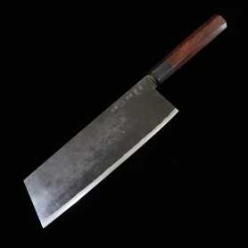 Couteau japonais Kiritsuke - Artisanal - TAKEDA HAMONO - Acier Super Blue Steel - Dimension: 21cm