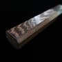 Couteau japonais honesuki - NIGARA - Acier inoxydable SG2 - Kurouchi tsuchime - Manche en bois de wengé - Taille:17cm