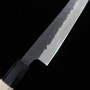 Couteau japonais sujibiki MIURA Aogami super nashiji Taille:24cm
