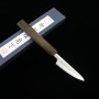 Couteau japonais paring - MIURA - Série Super Aogami - Acier Super Bleu - Manche en Oak - Taille : 8cm