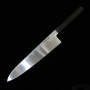 Japanese single bevel chef knife gyuto MIURA OBIDAMA Carbon blue 2 mirrored finish Size:24cm