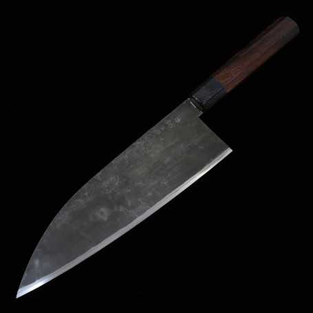 Couteau japonais de Chef Gyuto artisanal TAKEDA HAMONO - Acier super Blue Steel - Dimension: 21cm