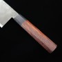 Couteau japonais Nakiri - Artisanal - TAKEDA HAMONO - Acier Super Blue Steel - Dimension: 17cm