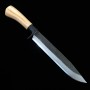 Machette japonaise Kennata - Toyokuni- Acier blanc au carbone - Kuro Tsuchime - Taille:21cm