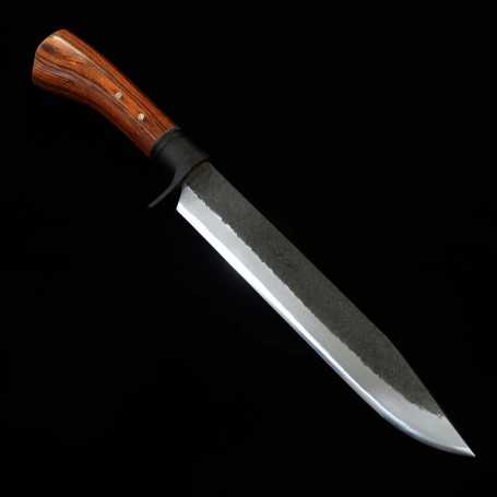 Machette japonaise Kennata - Toyokuni- Acier blanc au carbone - Kuro Tsuchime - Taille:21cm