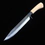 Machette japonaise Kennata - Toyokuni- Acier bleu carbone - Damas - Kuro Tsuchime - Taille:21cm