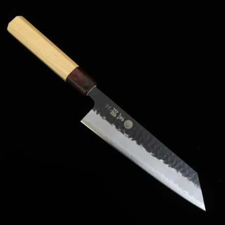 Couteau japonais bunka - MIURA - Carbone Aogami Super - Finition noire - Taille : 17cm