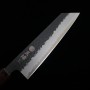 Couteau japonais bunka - MIURA - Carbone Aogami Super - Finition noire - Taille : 17cm