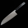 Couteau japonais santoku MIURA Stainless SLD Uzunami Custom handle Taille : 16,5cm