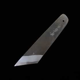 Couteau japonais pour anguilles unagisaki pour gaucher SAKAI KIKUMORI Bleu carbone 2