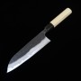 Couteau japonais santoku KYOUHEI SHINDO Carbon blue 2 Taille:17cm