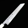 Couteau japonais kiritsuke SUISIN Tanryu white 1 damas - Kenji Togashi - Taille:27cm