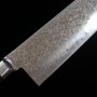 Couteau japonais sujihiki MIURA Inox AUS10 Nickel damas Taille:24cm