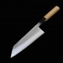 Couteau japonais bunka- HATSUKOKORO - Nashiji épais - Carbone blanc 2 - Taille:16.5cm