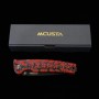 Couteau de poche japonais - Mcusta - VG-10 - Katana limited edition- rouge- Taille : 80mm