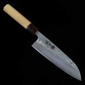 Couteau japonais santoku - MIURA - SLD nashiji - Taille:16.5cm
