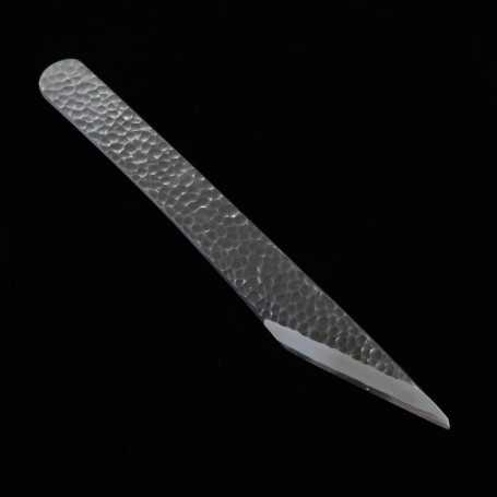 Kiridashi japonais fait main MASUDA Carbone blanc 2 acier martelé Taille:24/30mm