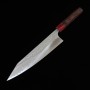 Couteau de Chef Japonais Kiritsuke gyuto - YOSHIMI KATO - SG2 - Minamo- tsuchime - manche en bois de rose Taille:21cm
