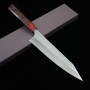 Couteau de Chef Japonais Kiritsuke gyuto - YOSHIMI KATO - SG2 - Minamo- tsuchime - manche en bois de rose Taille:21cm