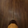 Couteau de Chef Japonais gyuto - MIURA - Uzunami Nickel damas - Manche en bois de Zelkova - Taille:24cm