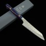 Petit couteau japonais kiritsuke - NIGARA - SG2 - Manche acrylique - Taille : 15cm