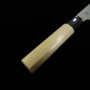 Couteau japonais Nakiri - SAKAI KIKUMORI - Série Kikuzuki Nashi - Shirogami 2 - Taille:18cm