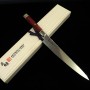 Couteau japonais Trancheur Sujihiki - ZANMAI - Série Ultimate Aranami - Dimension: 24 / 27cm