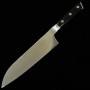 Couteau japonais Santoku - ZANMAI - Série Classic Damascus Black - Dimension: 18cm