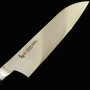 Couteau japonais Santoku - ZANMAI - Série Classic Damascus Black - Dimension: 18cm