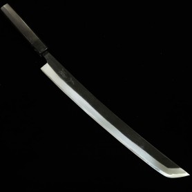 Couteau japonais sakimaru sujihiki - MIURA - Bleu carbone 1 finition noire Taille:33cm