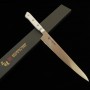 Couteau japonais Trancheur Sujihiki - ZANMAI - Série Classic Damascus Corian - Dimension: 24 / 27cm