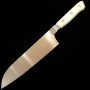 Couteau japonais de Santoku - ZANMAI - Série Classic Molybdène Corian - Dimension: 18cm