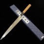 Couteau japonais Yanagiba pour gaucher - SUISIN - Acier Ginsan - Taille : 24/27cm