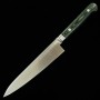 Couteau à Petty Japonais - SUISIN - Suède Inox - Premium Green Micarta - Taille : 15cm