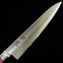 Couteau à Petty Japonais - SUISIN - Suède Inox - Premium Red Micarta - Taille : 15cm