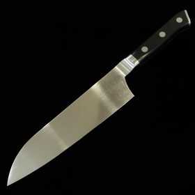 Couteau japonais santoku - ZANMAI - Série Classic Molybdenum black - Taille : 18cm