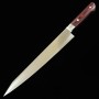 Couteau japonais Sujihiki - SUISIN - Suède Inox - Premium Wine Black Micarta - Tailles : 24 / 27cm