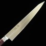 Couteau japonais Sujihiki - SUISIN - Suède Inox - Premium Wine Black Micarta - Tailles : 24 / 27cm