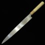 Couteau japonais Yanagiba - MIURA - Série Itadaki - Acier blanc no.2 - Kurouchi - Tailles : 27/30cm