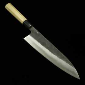 Couteau Gyuto de chef japonais - MIURA - Carbon White 1 Serie - Finition noire - Tailles : 21 / 24 / 27cm