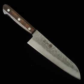 Couteau japonais santoku MIURA Ginsan inoxydable Taille : 18cm