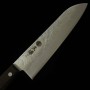 Couteau japonais santoku MIURA Ginsan inoxydable Taille : 18cm