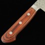 Japanese santoku knife MIURA Mahogany Swedish stainless Size:17cm