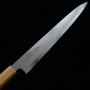 Couteau du Slicer Japonais Sujihiki - KAGEKIYO - Série de Sakura - Acier blanc au carbone No.2 - Taille : 24cm