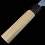 Couteau du Nakiri Japonais - MIURA - Acier inoxydable SLD - Nashiji - Taille : 16.5cm