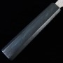 Couteau du Nakiri Japonais - MIURA - Acier blanc au carbone No.1 - Finition martelée - Taille : 16.5cm