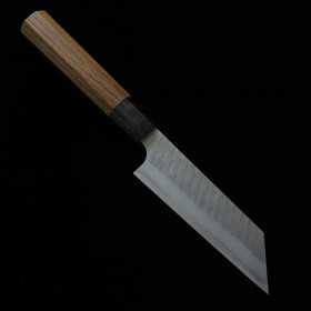 Couteau du Kiritsuke Petit Japonais - NIGARA - Migaki Tsuchime - Acier inoxydable SG2 - Taille : 12cm